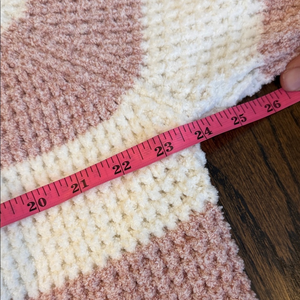 BearPaw Pink and White Striped Crew Neck Sweater - Picture 3 of 5